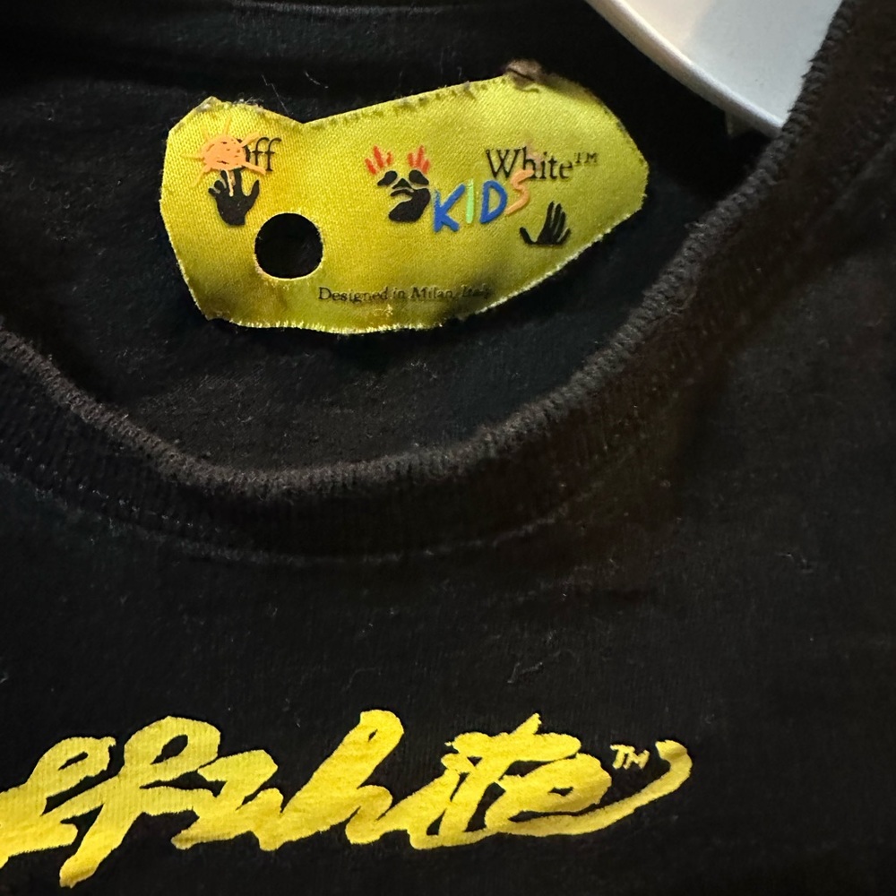 Kids 6y Off White Shirt